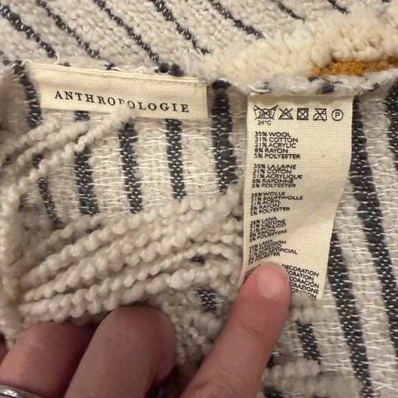 Anthropologie anya tufted Throw Blanket - Picture 4 of 4